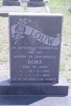 LOUW Dora nee DE JAGER 1885-1984