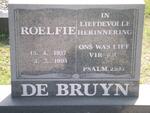BRUYN Roelfie, de 1957-1995