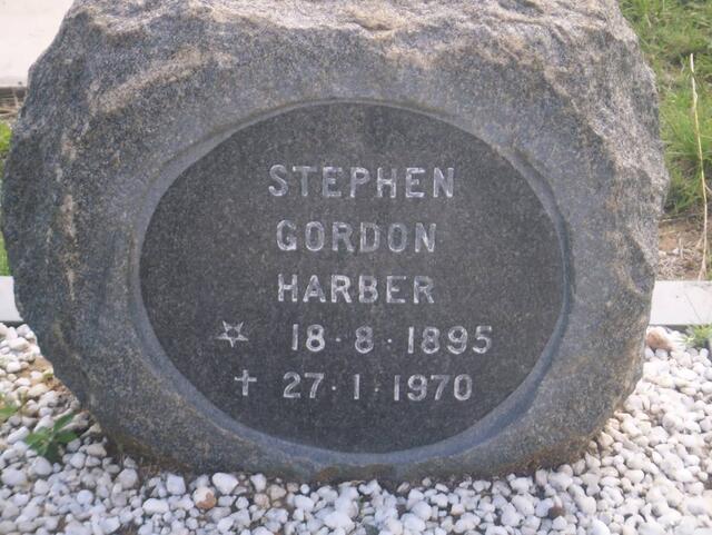 HARBER Stephen Gordon 1895-1970