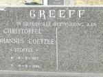 GREEFF Christoffel Johannes Coetzee 1927-1988