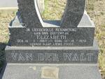 WALT Elizabeth, van der 1967-1970