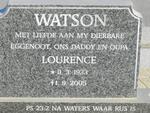 WATSON Lourence 1933-2005