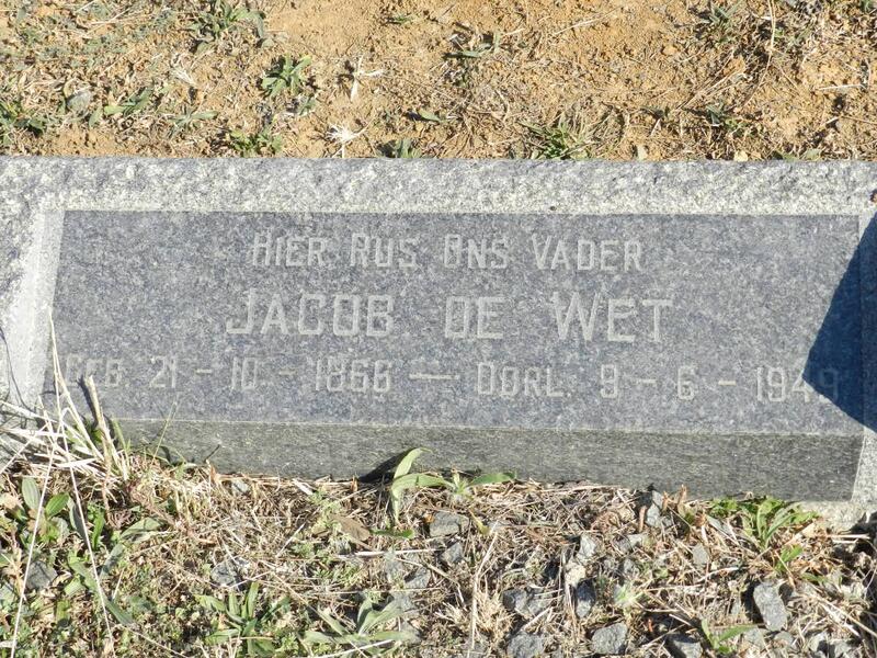 WET Jacob, de 1866-1949