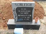SCHLEICH Maria P.S.W. nee SMITH 1908-1996