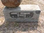 BEKKER Andries Drummond 1951-1991