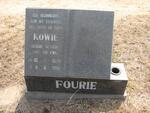FOURIE Kowie 1924-1999