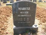 MARITZ Hester Petronella 1930-2001