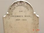 WAHL Johannes 1857-1902