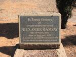 RAMSAY Alexander 1870-1950
