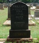 PHILIPS Leslie 1918-1984 & Hester 1911- :: COETZEE Hermanus 1900-1942