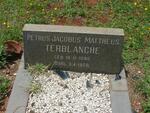 TERBLANCHE Petrus Jacobus Mattheus 1895-1928