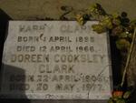 CLARK Harry 1898-1966 & Doreen Cooksley 1906-1977