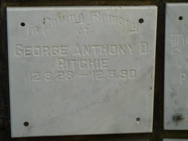 RITCHIE George Anthony D. 1928-1990