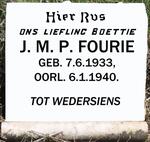 FOURIE J.M.P. 1933-1940