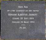 JOUBERT Adriaan Albertus 1884-1948
