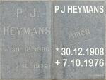 HEYMANS P.J. 1908-1976