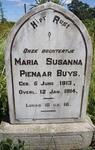 BUYS Maria Susanna Pienaar 1913-1914