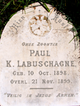 LABUSCHAGNE Paul K. 1898-1899