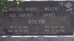 STEYN Willem Daniel 1906-1992 & Martha Maria SIMONS 1902-1990