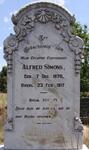 SIMONS Alfred 1870-1917