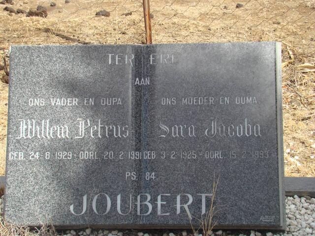 JOUBERT Willem Petrus 1929-1991 & Sara Jacoba 1925-1993