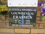 ERASMUS Louwrens M. 1936-2010
