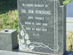 RENSBURG Sal, van nee FORDE 1895-1979