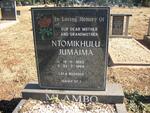 MLAMBO Ntomikhulu Jumaima 1883-1964