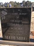 MTHEMBU Thomas J. -1954
