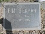BIERMAN E.M. 1872-1956