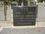UYS  Dirk Cornelis 1900-1964 & Anna Johanna 1909-1996
