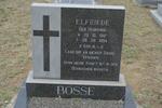 BOSSE Elfriede nee DEDEKIND 1912-1994
