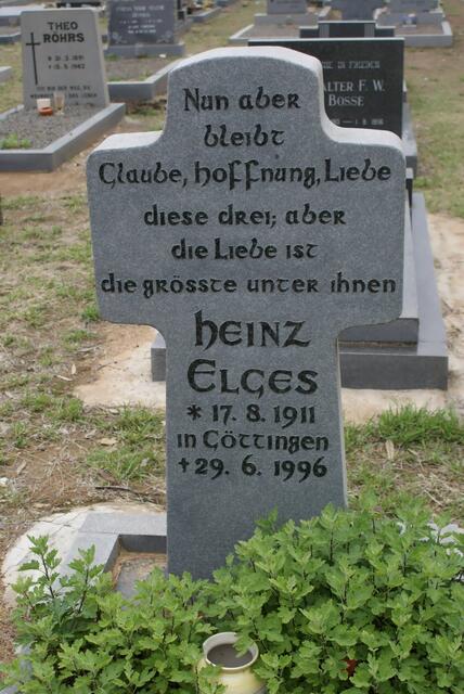ELGES Heinz 1911-1996