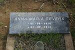 GEVERS Anna-Maria 1914-1914