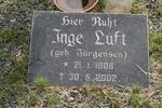 LUFT Inge nee JURGENSEN 1908-2002