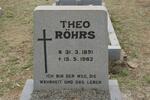 ROHRS Theo 1891-1982