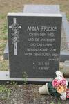 FRICKE Anna 1913-1997