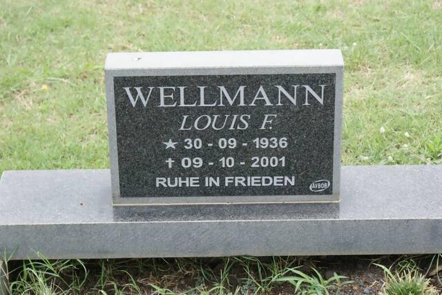 WELLMANN Louis F. 1936-2001
