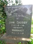 CASSIDY John -1944 & Margaret -1967