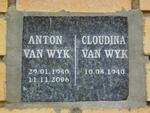 WYK Anton, van 1940-2006 & Cloudina 1940-