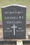 ELLING Johannes W.F., von 1915-1984