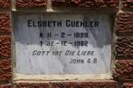 GUELHER Elsbeth 1899-1982
