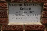 KRÜGER Marlene Margarete 1927-1994