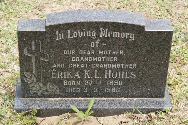 HOHLS Erika K.L. 1890-1986