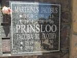PRINSLOO Marthinus Jacobus 1910-1974 & Jacoba M. 1919-2008