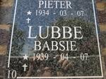 LUBBE Pieter 1934- & Babsie 1939-