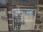 LIEBENBERG Driekie 1968-2008