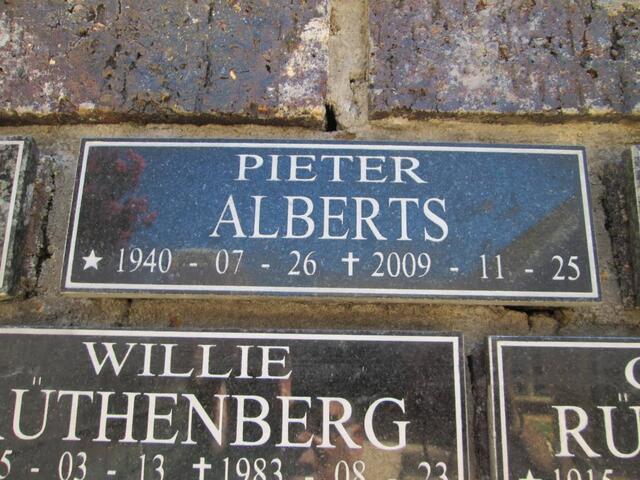 ALBERTS Pieter 1940-2009