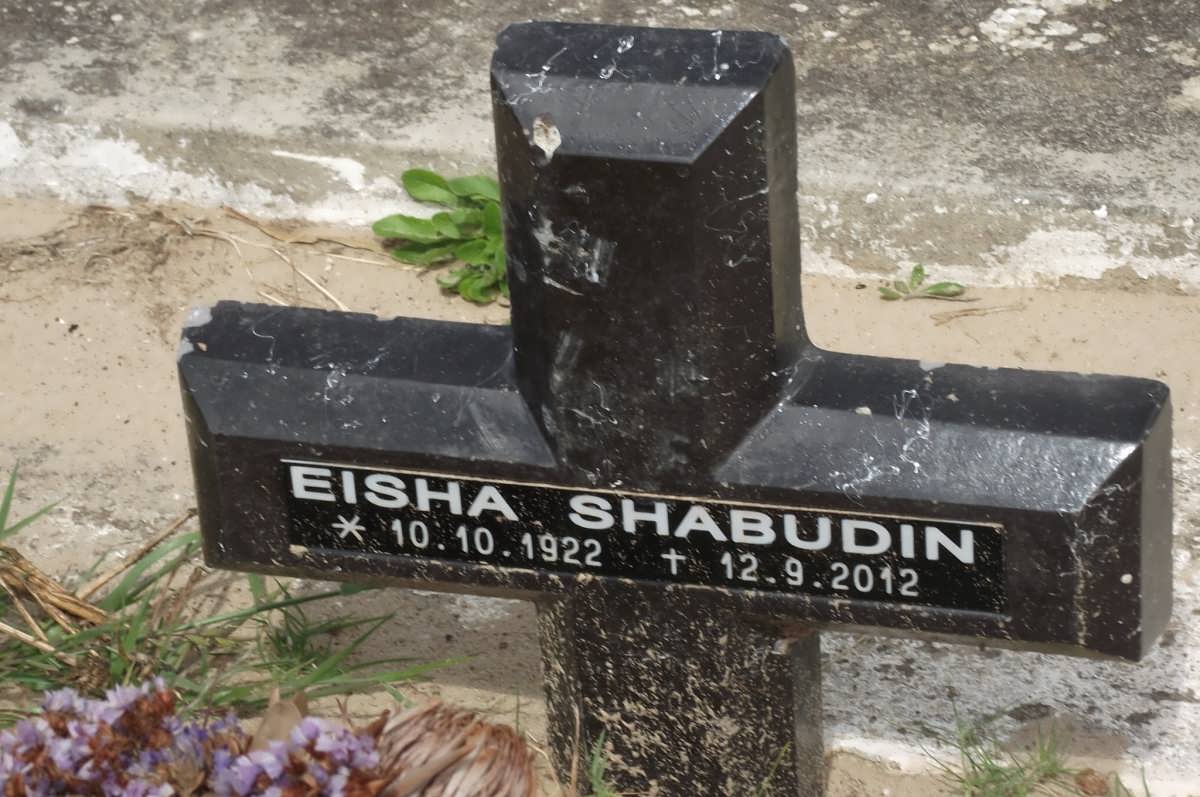 SHABUDIN Eisha 1922-2012
