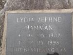 HAMMAN Lydia Zéphné 1907-1998 